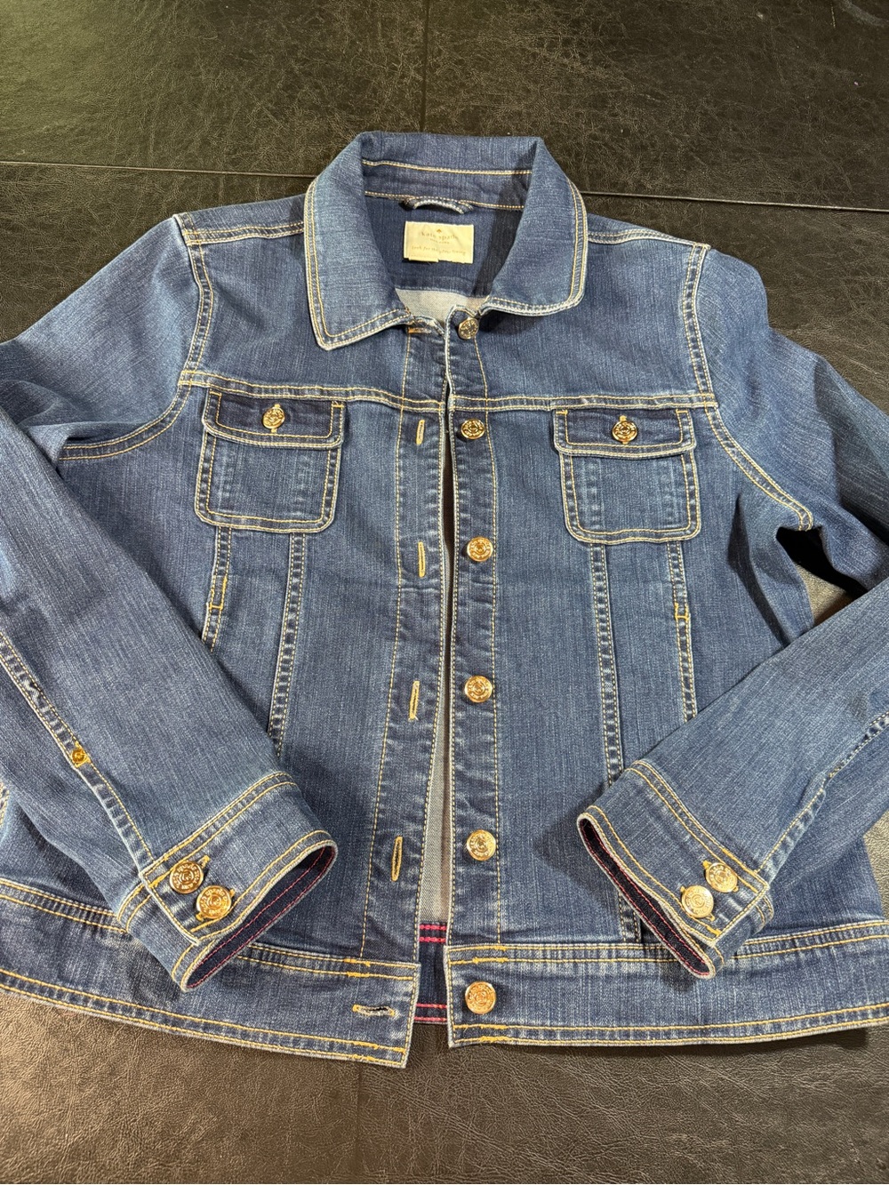 kate spade Women’s Blue Denim Jacket Size M